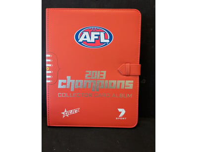 AFL 2013 CHAMPIONS COLLECTOR CARD ALBUM - SELECT/7...