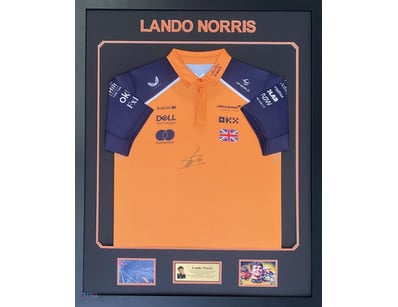 LANDO NORRIS PERSONALLY SIGNED REPLICA PIT SHIRT

...