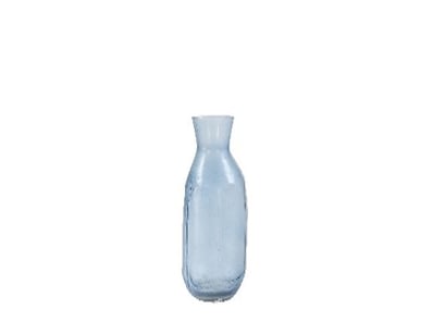 RRP: $78, Arno Vase Medium Blue 150x150x240mm, 505...
