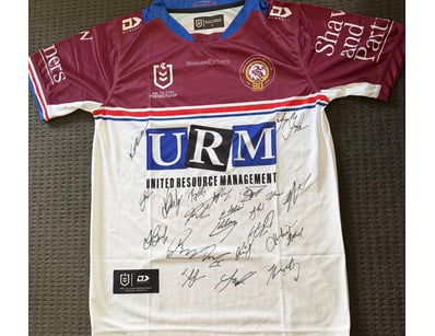MANLY SEA EAGLES 2026 SQUAD SIGNED JERSEY 

A Manl...