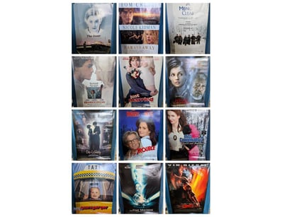 COLLECTION OF MOVIE POSTERS, INCLUDING JUST MARRIE...