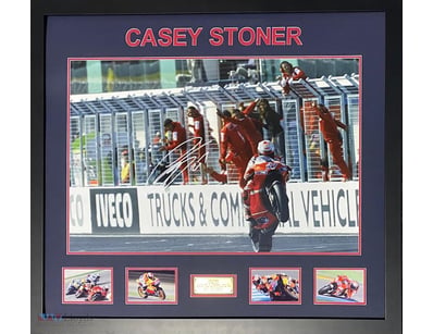 CASEY STONER PERSONALLY SIGNED 30" X 20" POSTER 

...