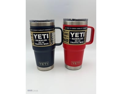 Yeti 2X Travel 20Oz Red/Dk Navy - New
