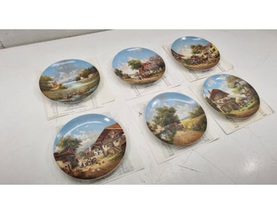 LÜCKEL IDYLLISCHES DORFLEBEN COLLECTOR PLATE SERIE...