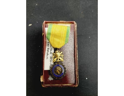 FRENCH THIRD REPUBLIC MILITARY MEDAL 1870-1940

...