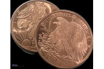 1 Ounce Pure Copper Round Coin Unc 311228+30