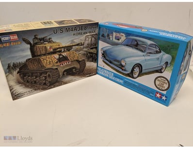 VINTAGE SCALE MODEL KIT COLLECTION - U.S. M4A3E8 T...