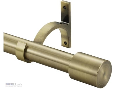 Antique Curtain Rod for Window 28-149" - Bronze - ...