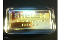 196 · 5 GRAM AWESOME MUSCLE CAR INGOT "SHELBY" FINISHED