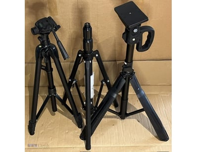 Assorted Camera/Tool Tripods. 3 X Assorted Quality...