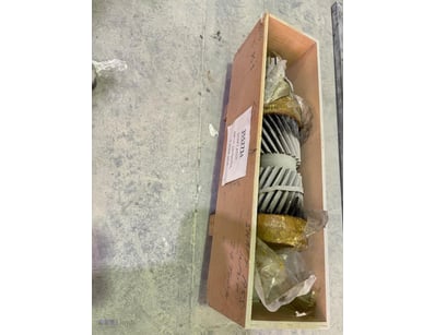 Large Shaft Gear Assembly to Crate, Unused 
SHAFT...