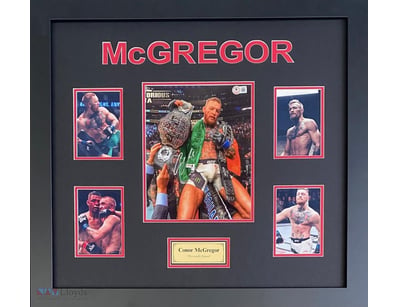 CONOR MCGREGOR PERSOANLLY SIGNED 10" X 8" PHOTOGRA...
