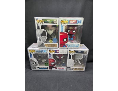 FUNKO POP MARVEL COLLECTION - 6 BOXED FIGURES (KHO...