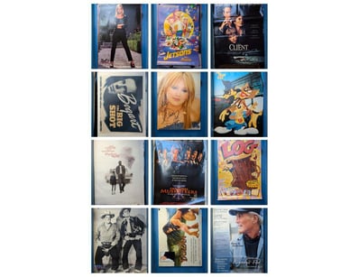COLLECTION OF HOLLYWOOD POSTERS, INCLUDING JETSONS...