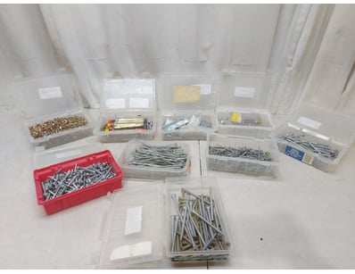 Assorted Lot containing various sized Screws and h...