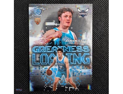 2025 TOPPS BOWMAN CHROME KON KNUEPPEL "GREATNESS L...