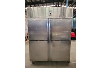 Commercial stainless steel upright freezer unit