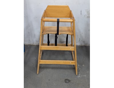 Children's highchair, timber

Note: condition ma...