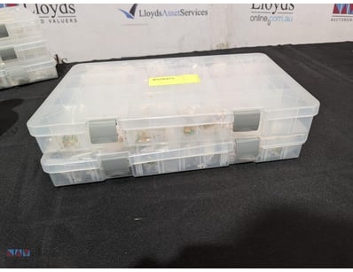 Collection of resin-encased floral jewelry. The lo...