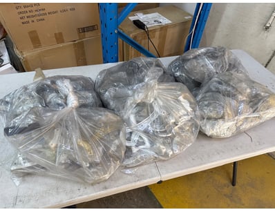 Assorted Ceiling Fan Parts, Various Styles and des...