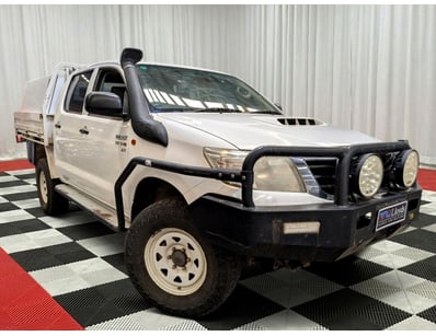 <b>2012 Toyota Hilux KUN26R Dual Cab Utility - Whi...