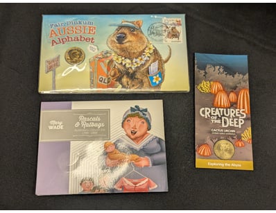 ASSORTED COLLECTABLE COINS INCLUDING 2016 FAIR DIN...