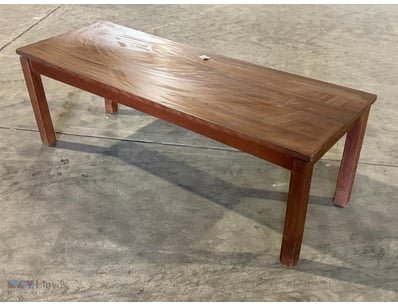 Coffee Table, Timber, Jarrah Style Colour