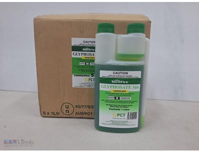 SureFire, Glyphosate 360, Herbicide, 5 x 1L Bottle...