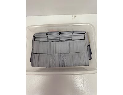 Extensive collection of one-piece trading cards