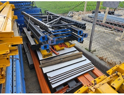 Pallet Racking Beans, Frames and Timber Boards

