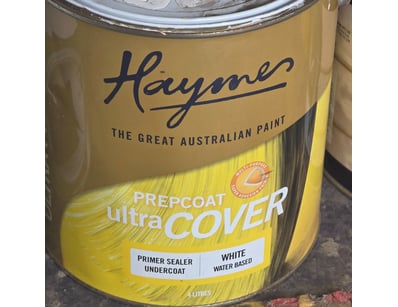 Haymes paint, prepcoat ultra cover, primer sealer ...