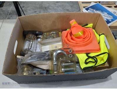 Assorted items inc; Tow Hooks, Long Threads & Door...