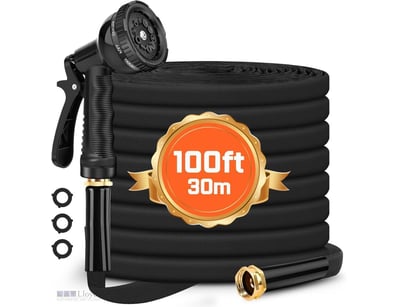 100FT Garden Hose Water Hose Flexible Non-Expandab...