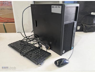 HP Z230 Tower Workstation with Keyboard, Mouse & D...