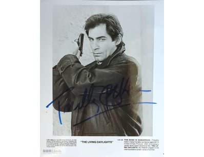 PHOTOGRAPH FEATURING TIMOTHY DALTON AS SECRET AGEN...