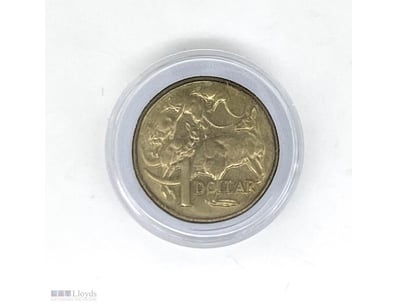 1 X 1984 AUSTRALIAN 'MOB OF ROOS' $1 COIN.      

...