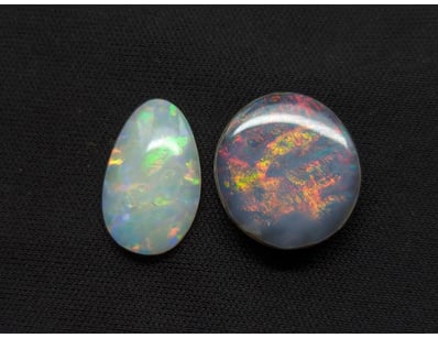 5.38 TCW WHITE OPAL AND BOULDER OPAL

Includes 1...