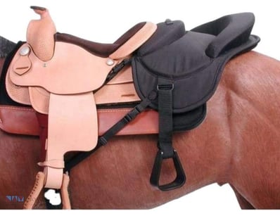 Tough-1 Ride - Behind Tandem Saddle for Western Sa...