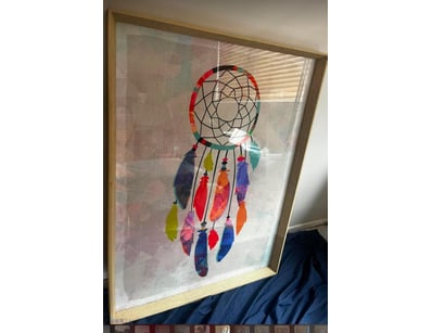 Dream Catcher framed portrait - Large in size - re...