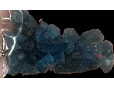 11.54 TCW NATURAL NEON BLUE APATITE CRYSTAL CHIPS ...
