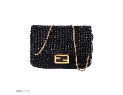 FENDI NANO BEADED BAGUETTE CHARM BAG

Exterior Mat...