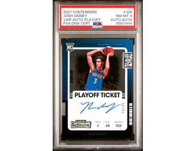 RARE & COLLECTABLE GRADED TRADING CARDS (A976) - Lot 2003