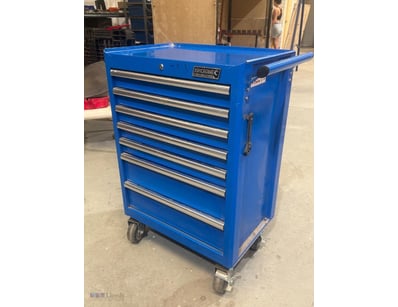 Kincrome Blue Steel 8-Drawer Rolling Tool Cabinet ...