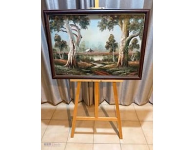 Oil Painting by H.Burns, 96cm x 66cm