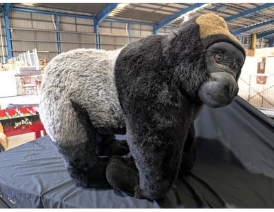 LARGE PLUSH GORILLA DISPLAY FIGURE

Item Size: Hei...