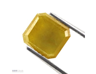2.31CT NATURAL FANCY YELLOW DIAMOND, EMERALD CUT  ...
