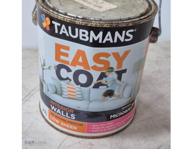 Paint, Taubmans, easy coat, interior walls, low sh...