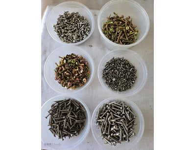 6 Different Variations Of Screws Type And Matirial...