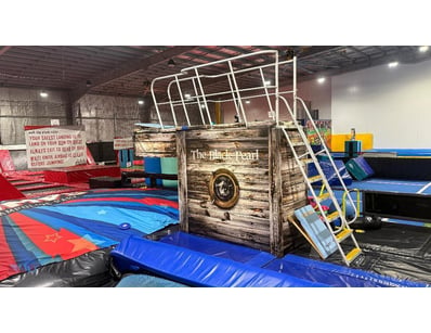 <b>Commercial Airbag and Olympic Trampoline Setup ...