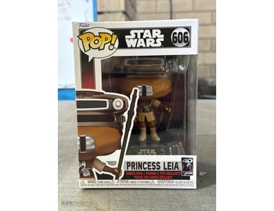 FUNKO POP! STAR WARS PRINCESS LEIA #606 BOBBLE-HEA...